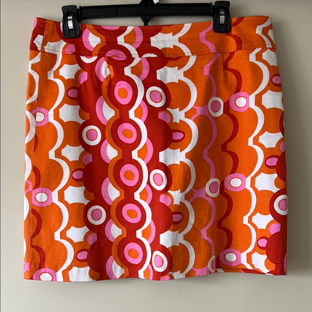 Skirtin Around Red and Orange Mini Pencil Skirt